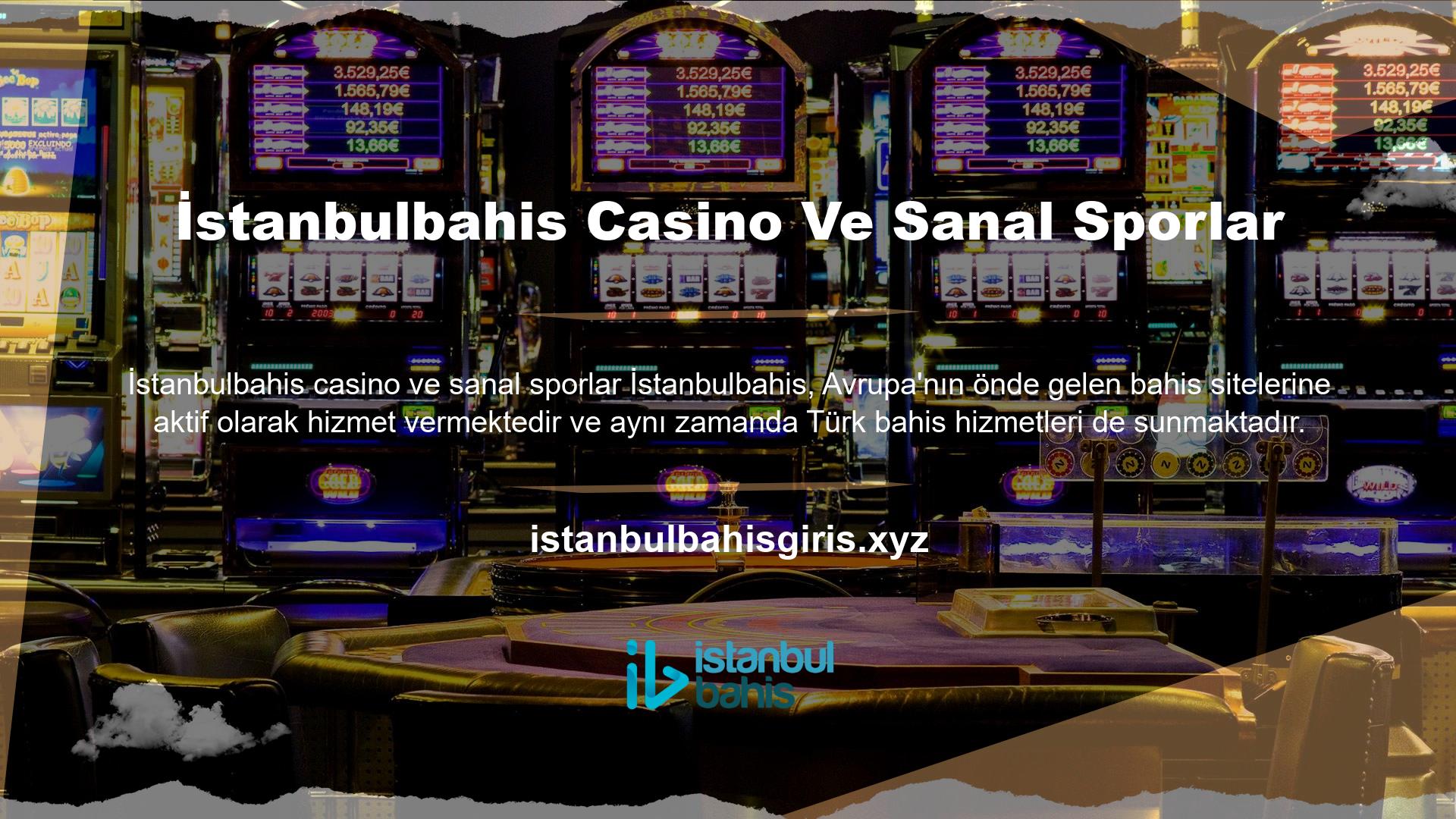 Spor veya canlı bahis dahil olmak üzere casinolar, sanal sporlar, canlı casinolar veya bingo hizmetleri sunan web siteleri
